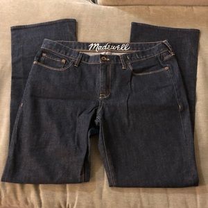 NWOT Madewell Dark Boot Cut Jeans, 32 x 32